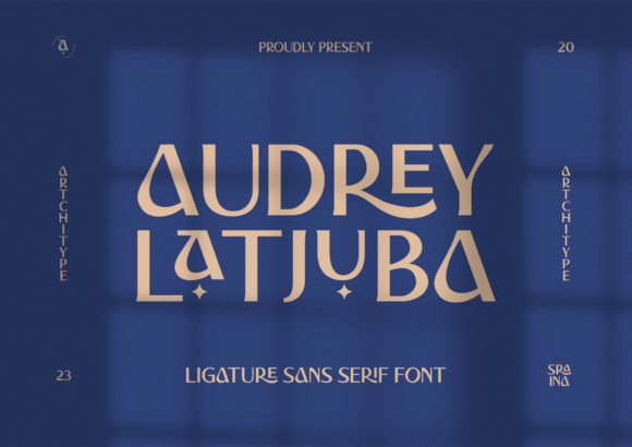 Audrey Latjuba: A Classy Serif for Editorial Design