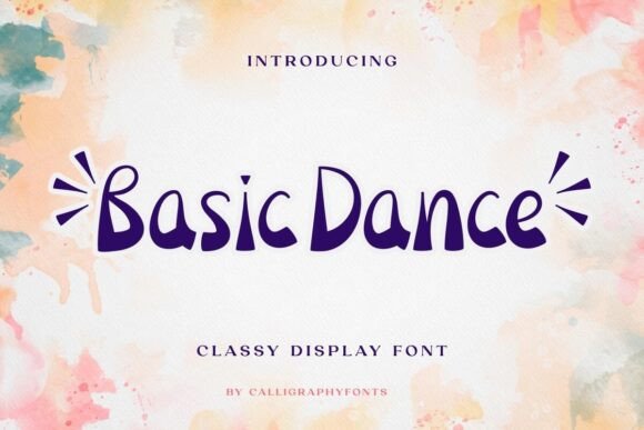 Basic Dance: A Friendly Display Font for Editorial Design