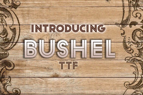 Bushel: A Retro Display Typeface for Modern Editorial Design