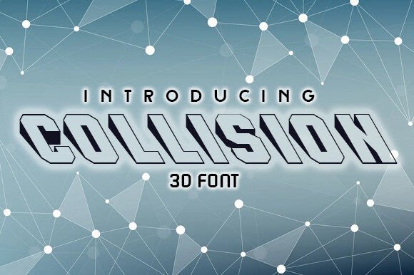 Collision: The Retro 3D Typeface for Bold Web Design