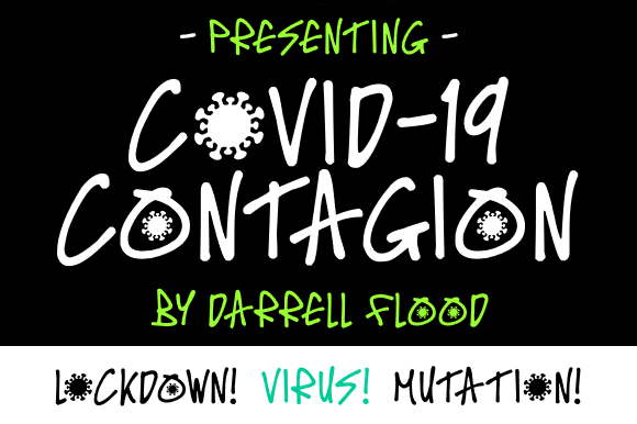 Covid-19 Contagion: The Display Font That Stops the Scroll