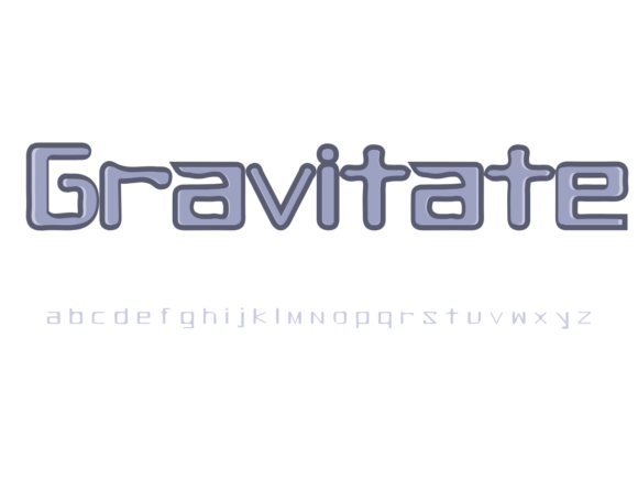 Gravitate: The Display Typeface That Stops Scrolling