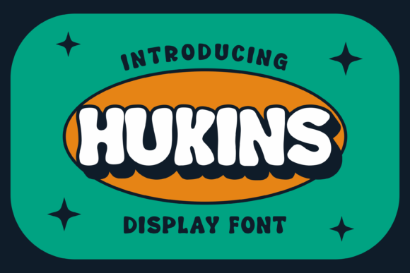 Hukins: The Whimsical Display Font for Standout Branding