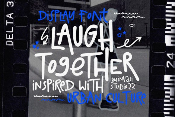 Laugh Together: A Dynamic Display Font for Bold Branding