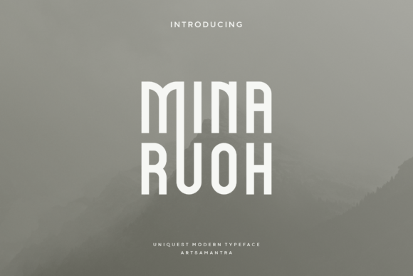 Minaruoh: A Premium Display Typeface for Modern Campaigns