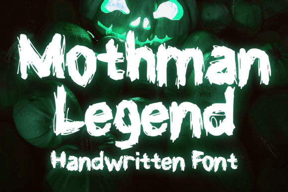 Mothman Legend: A Spooky Display Font for Editorial Design