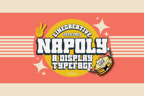 Napoly: The Retro Groovy Font That Makes Campaigns Pop