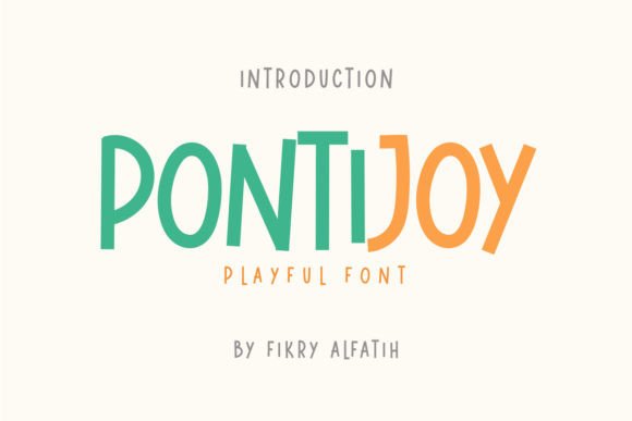 Pontijoy: The Perfect Display Font for Handmade Crafts