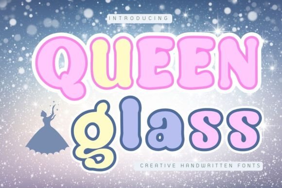 Queen Glass: The Handwritten Display Font for Editorial Design