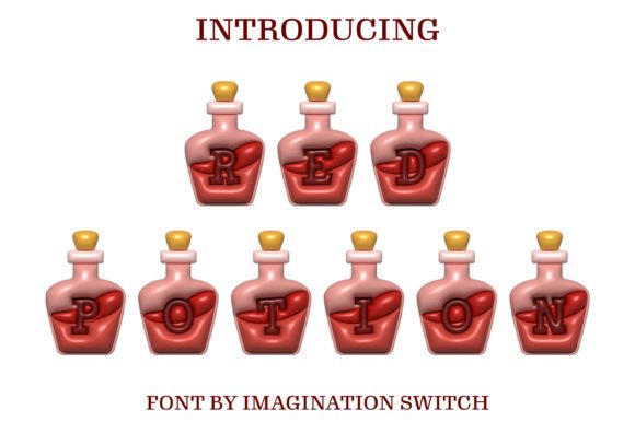 Red Potion Inflated: A Dynamic Display Typeface for Editorial Design