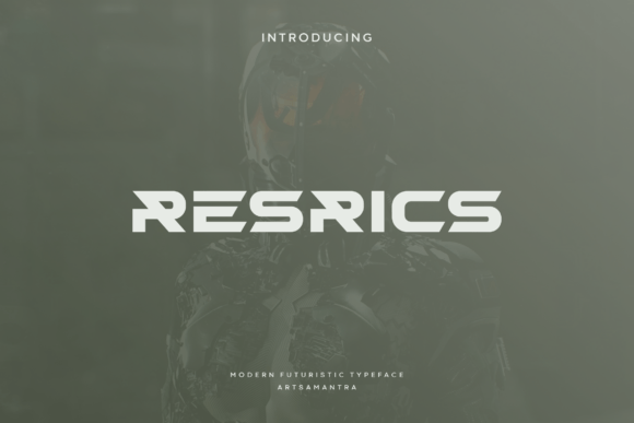 Resrics: The Futuristic Typeface That Elevates Modern Web Design