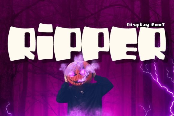 Ripper: A Playful Display Typeface for Modern Editorial Design