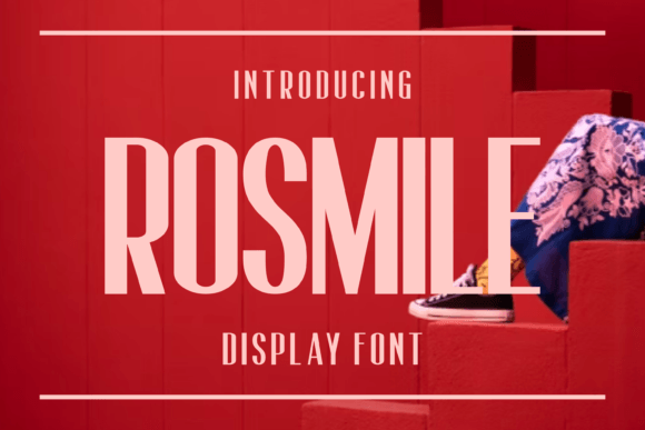 Rosmile: The Bold Sans Serif Typeface for Handmade Brands
