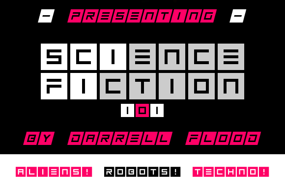 Science Fiction 101: A Premium Display Typeface for Editorial Design
