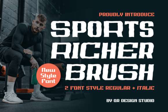 Sports Richer Brush: A Bold Display Typeface for Digital Brands