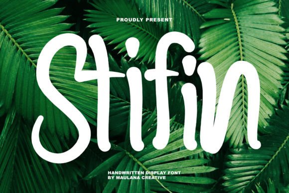 Stifin: The Handwritten Display Font for Scroll-Stopping Campaigns