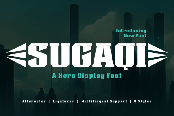 Sugaqi: The Bold Display Font That Elevates Small Business Branding