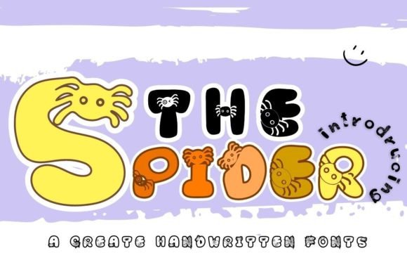 The Spider: A Playful Display Font for Creative Branding Projects