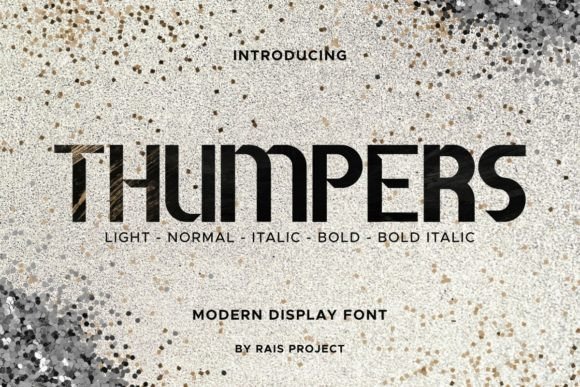 Thumpers: The Sporty Display Font That Polishes Your Brand Identity