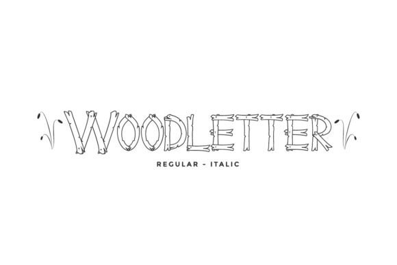 Wood Letter: A Premium Display Font for Authentic Brand Identity